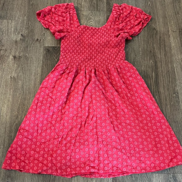 Madewell Eyelet Lucie Smocked Mini Dress - Size Small - Picture 13 of 13